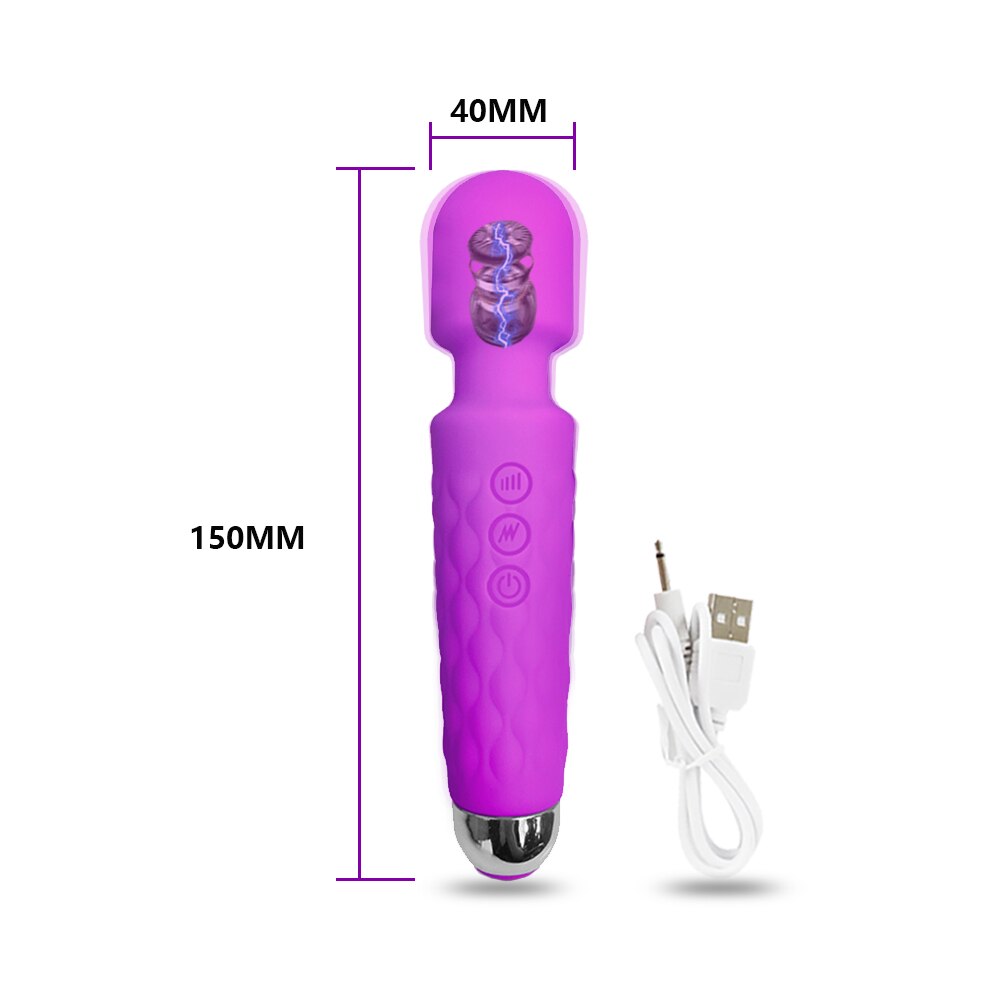 10 Speeds Powerful Magic Wand Vibrator Sex Toys