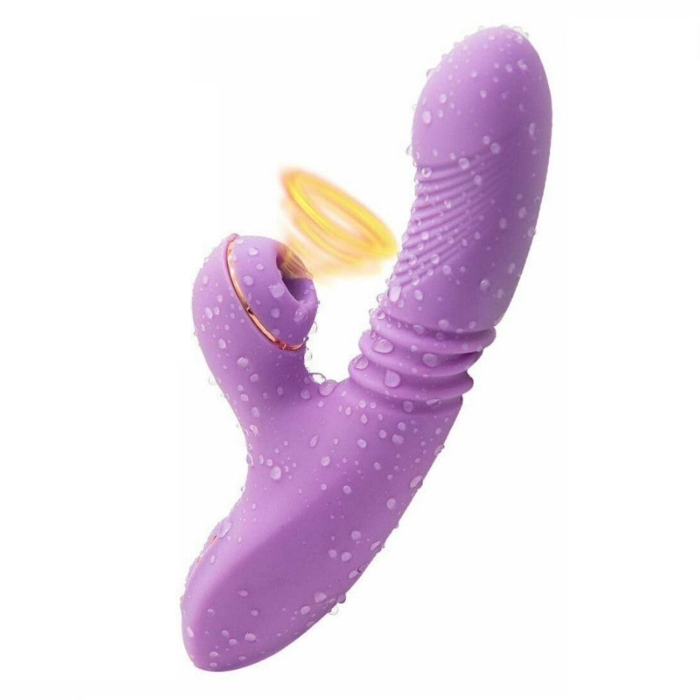 G Spot Rabbit thrusting Dildo/Vibrator Sex Toy