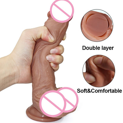 Huge Realistic Dildo Skin feeling Dildo With Suction Cup