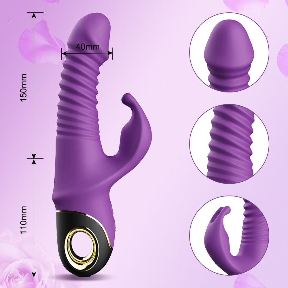 Rabbit Thrusting vibrator Sex Toys For Women