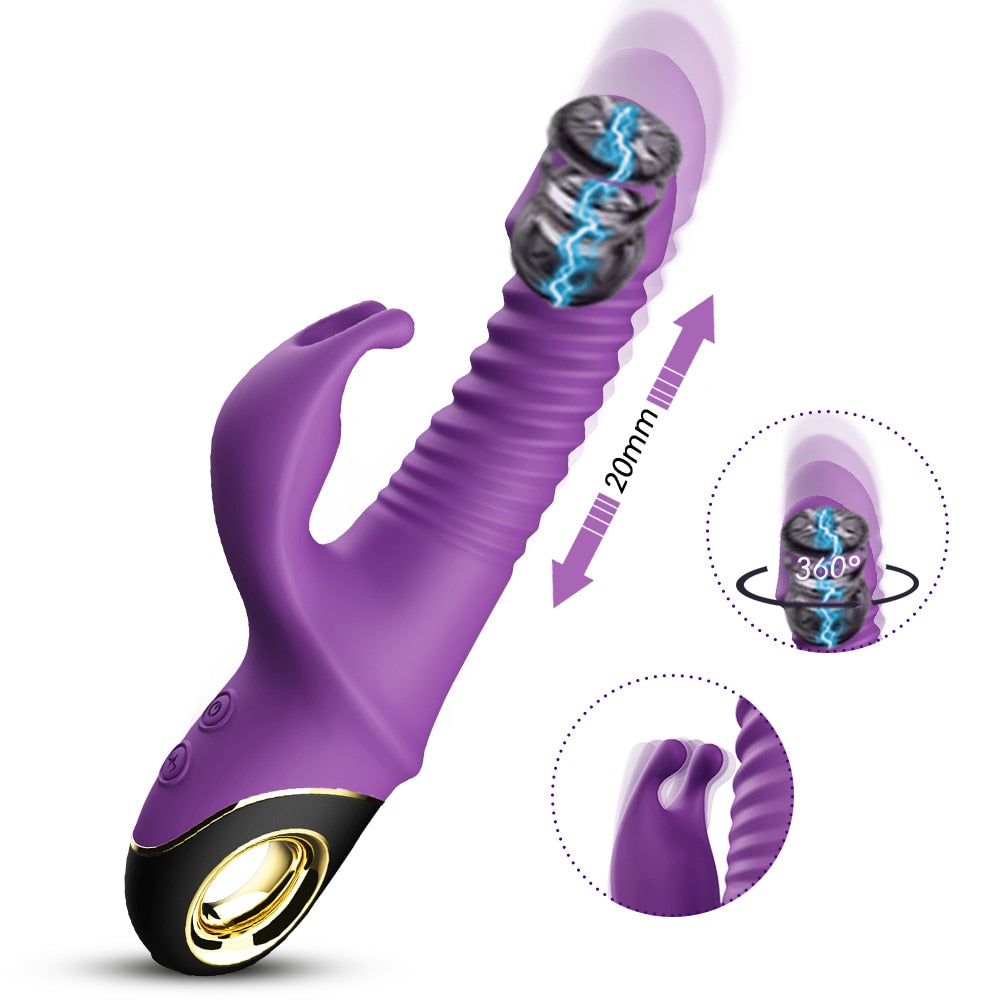 Rabbit Thrusting vibrator Sex Toys For Women