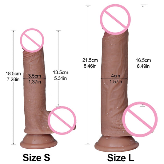 Huge Realistic Dildo Skin feeling Dildo With Suction Cup