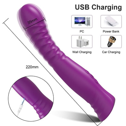 Powerful 10 Modes Sex Toy Dildo Vibrator  For Adults